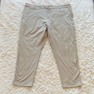 Lululemon Commission Pant Classic tan 46” waist 31” length
